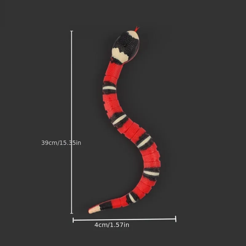 Sly  Smart Electric Snake Toy Perfect for Playful Pets