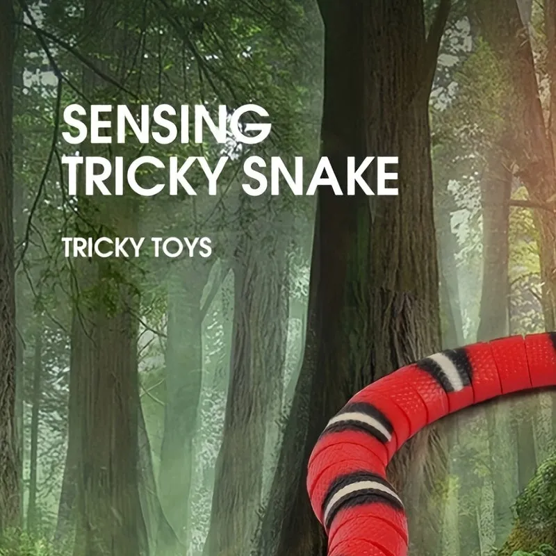 Sly  Smart Electric Snake Toy Perfect for Playful Pets