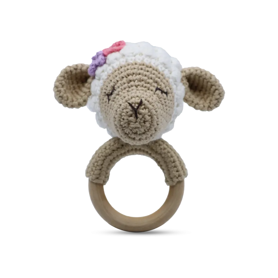 Snuggle Buddies Lamb - Ring Rattle