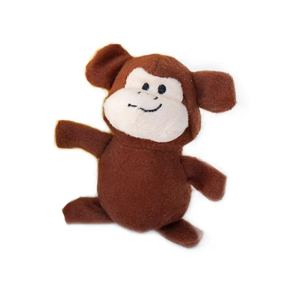 Zippy Paws Banana and Monkeys Burrow Dog Toy